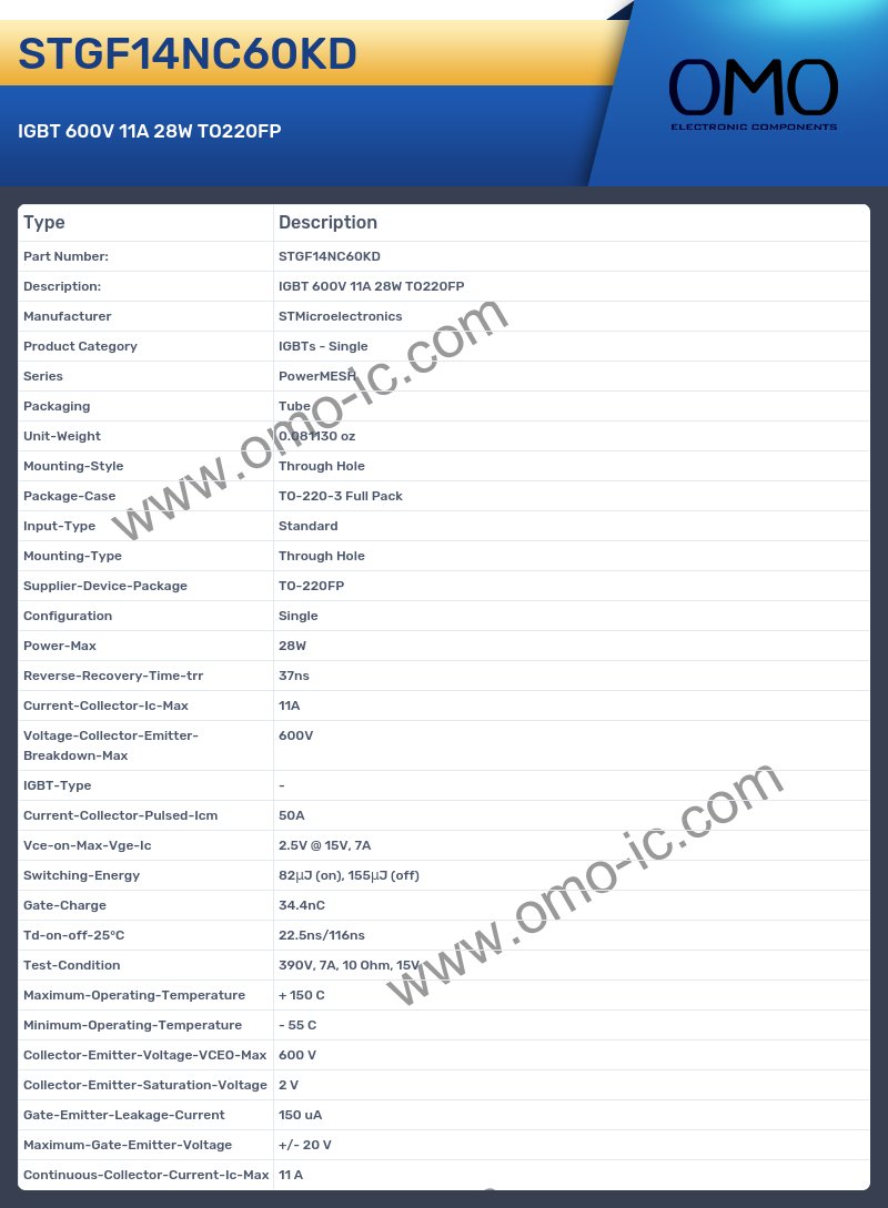 STGF14NC60KD