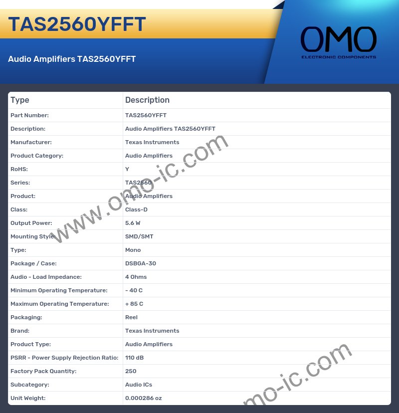TAS2560YFFT