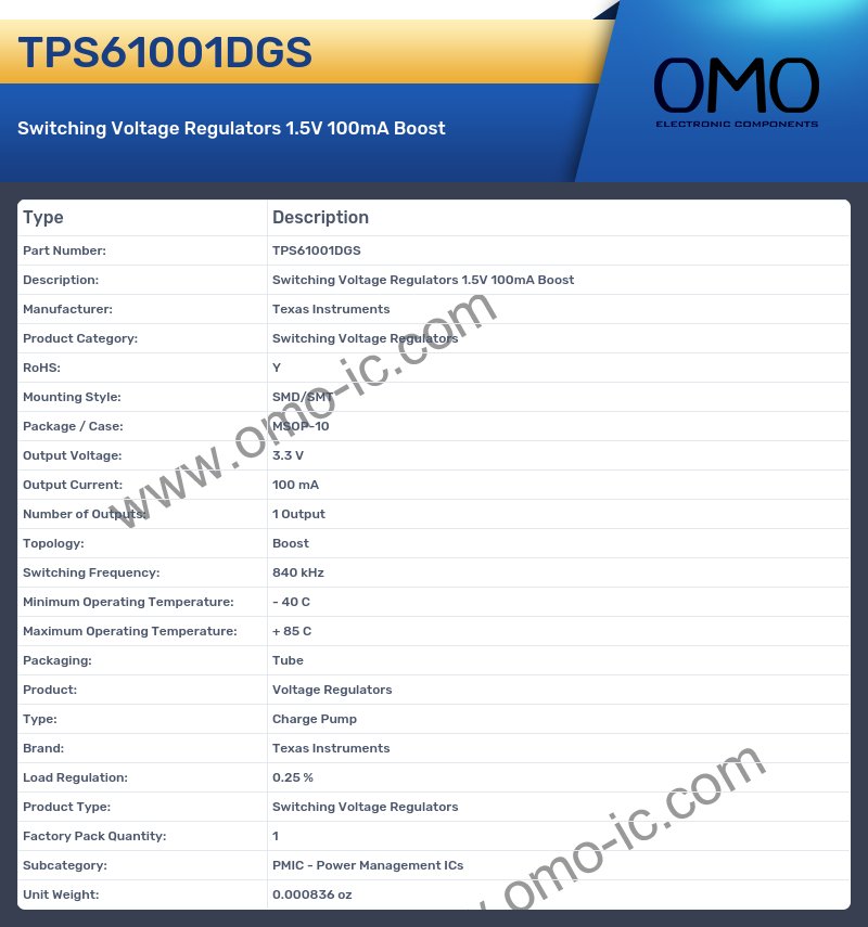 TPS61001DGS