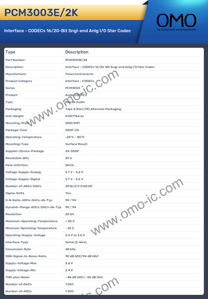 PCM3003E/2K