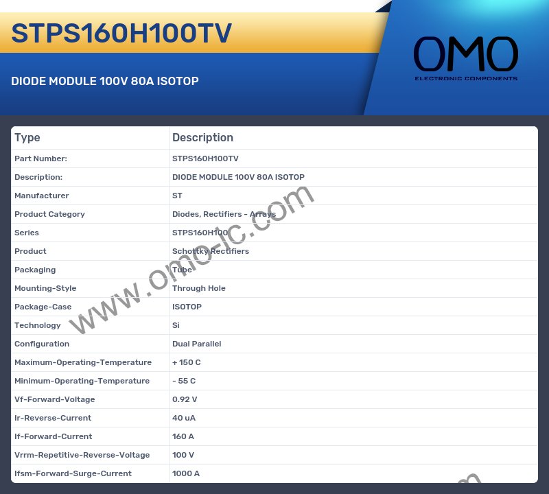 STPS160H100TV