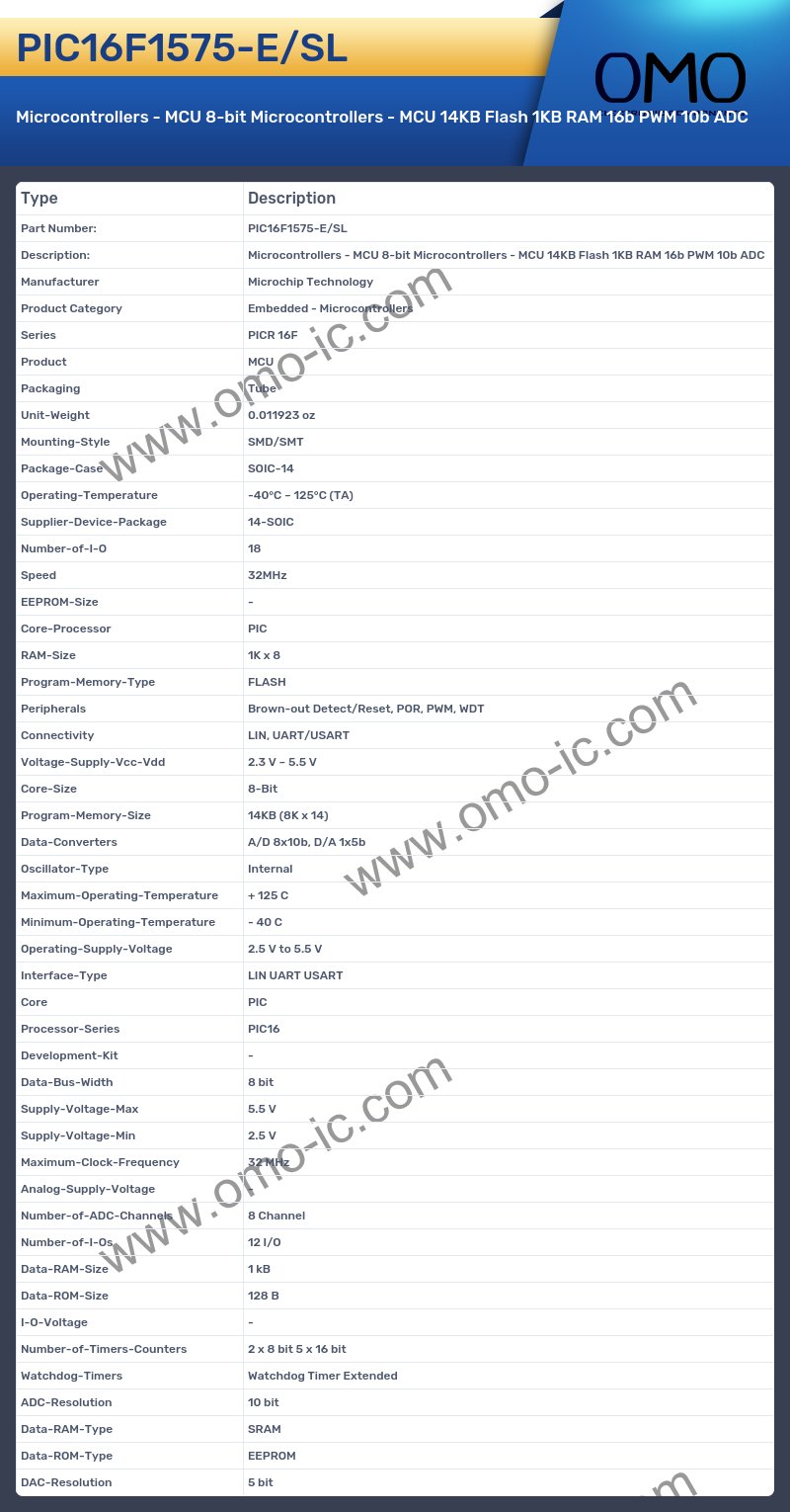PIC16F1575-E/SL