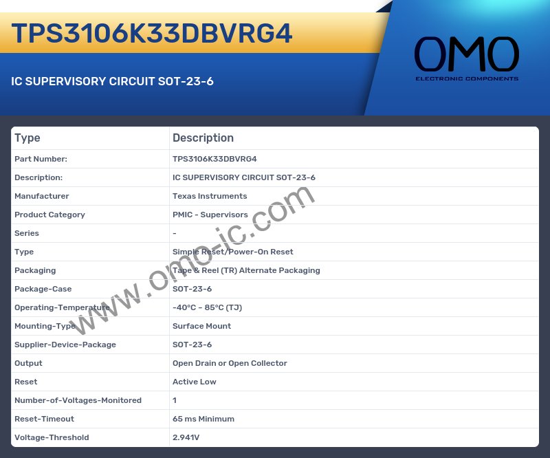 TPS3106K33DBVRG4