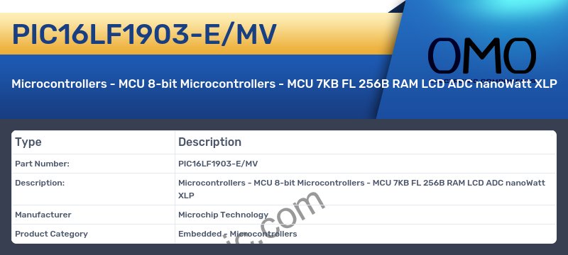 PIC16LF1903-E/MV
