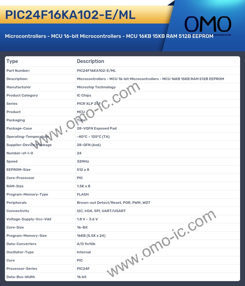 PIC24F16KA102-E/ML