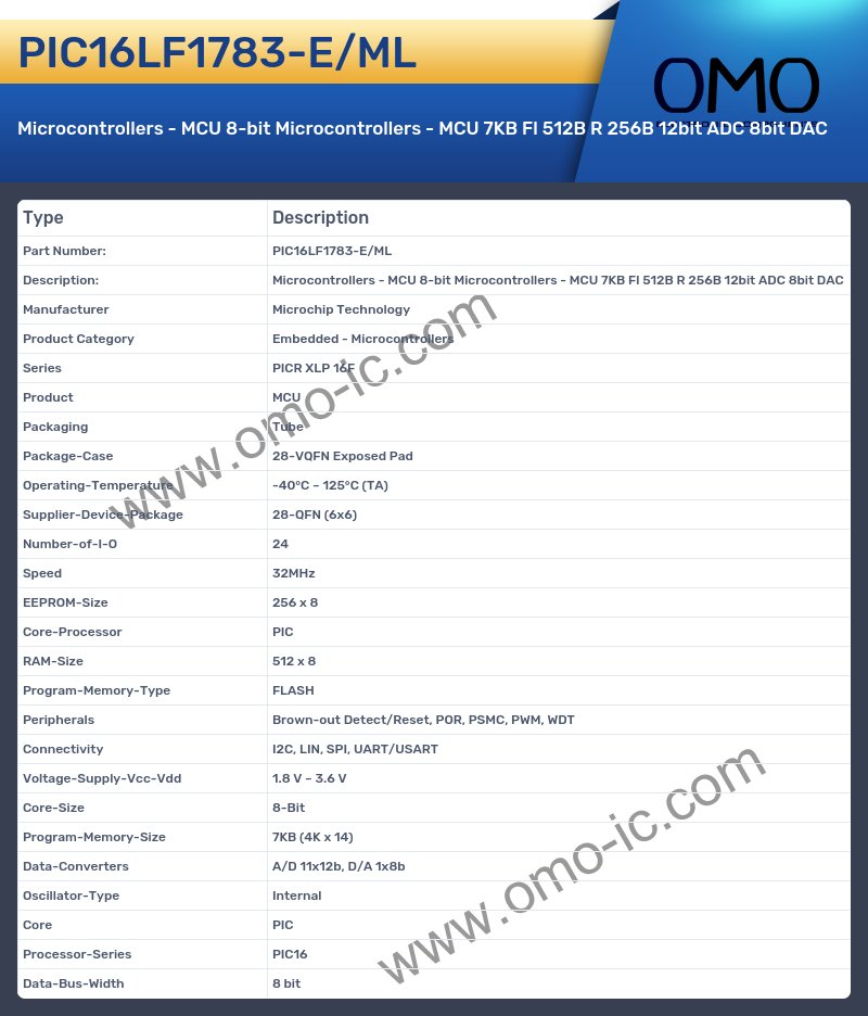 PIC16LF1783-E/ML