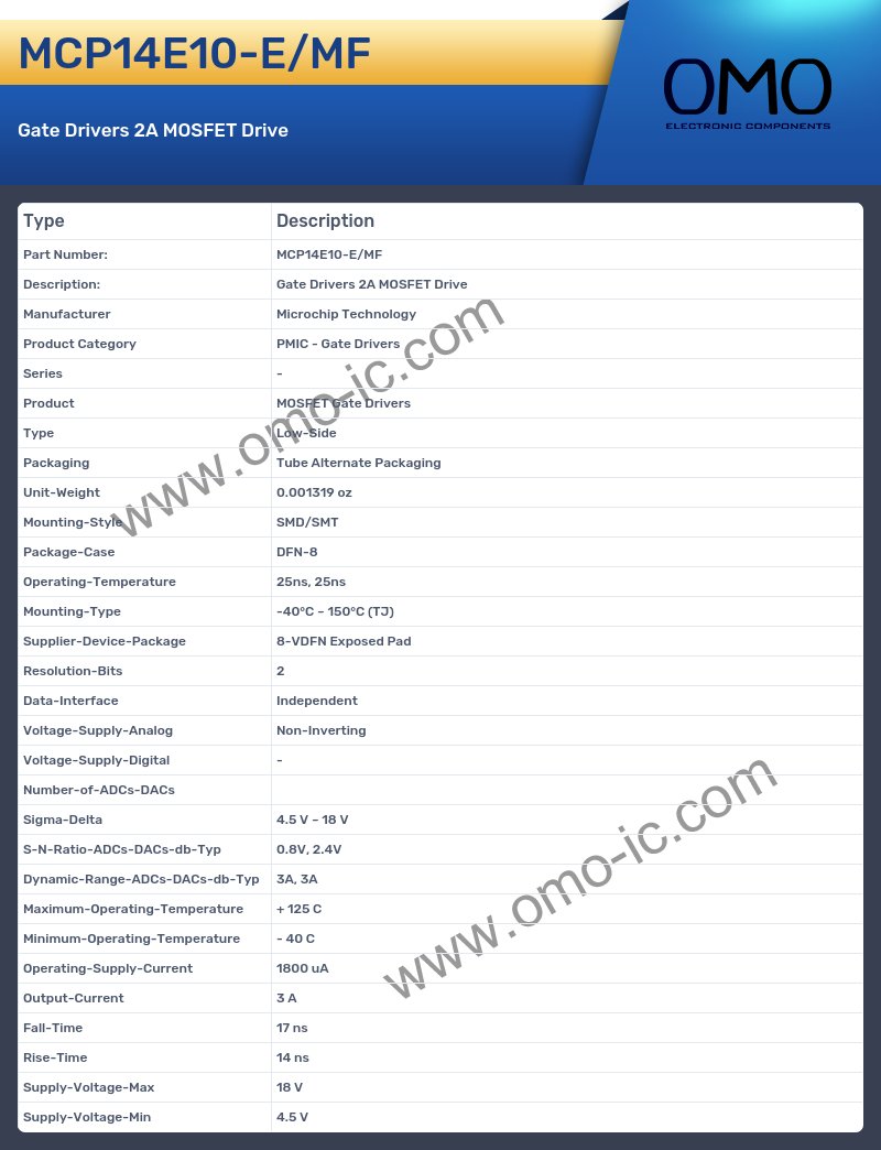 MCP14E10-E/MF