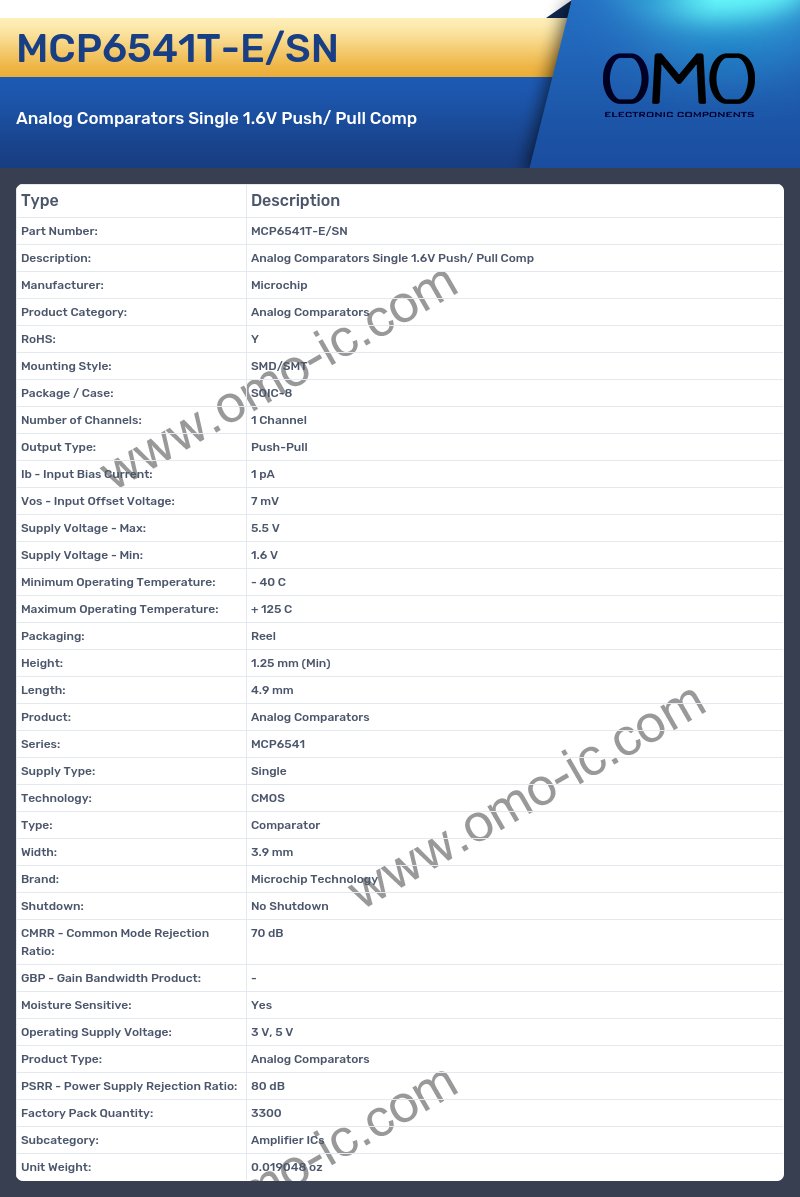 MCP6541T-E/SN
