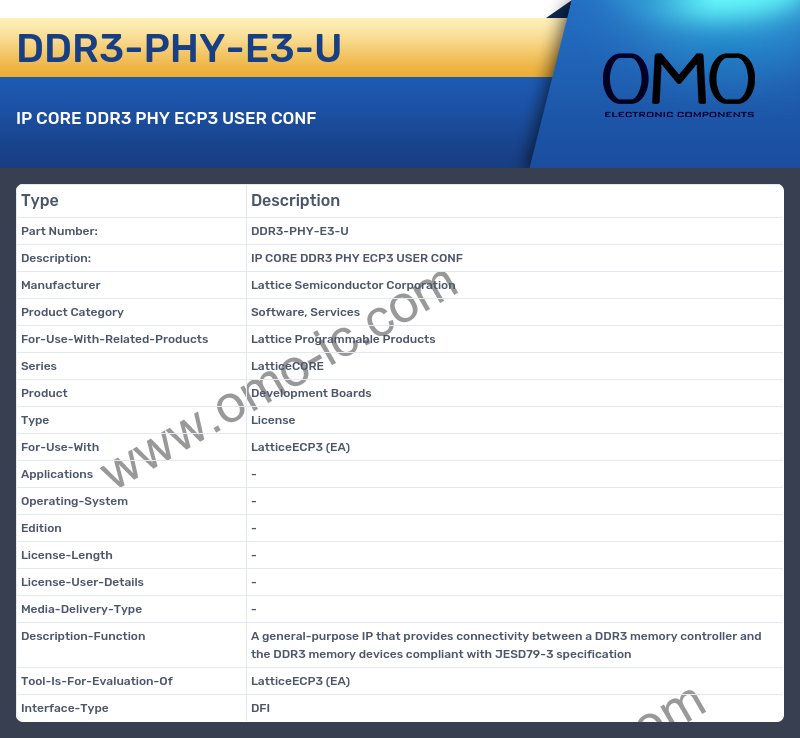 DDR3-PHY-E3-U