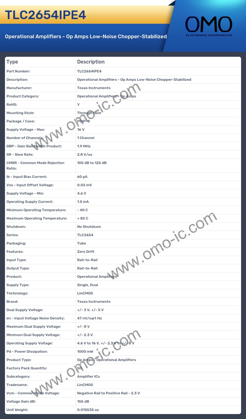 TLC2654IPE4