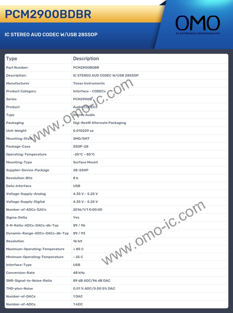 PCM2900BDBR