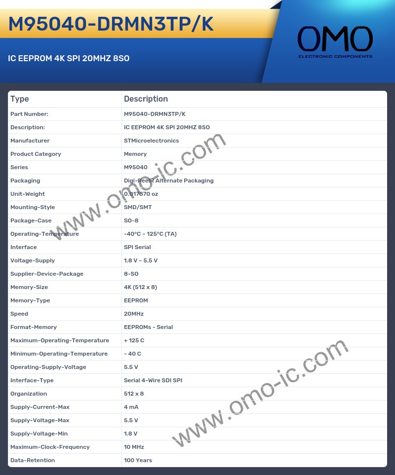 M95040-DRMN3TP/K