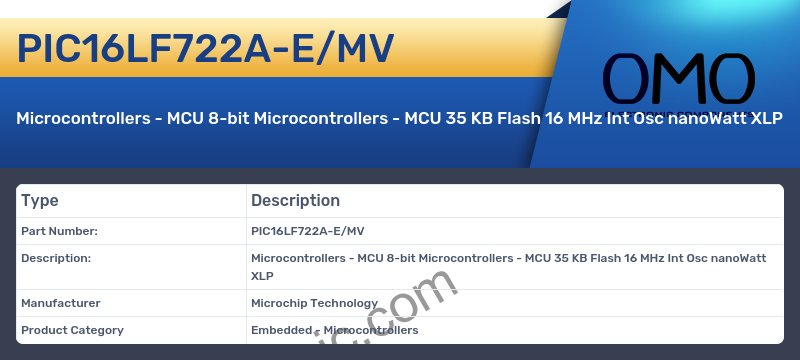 PIC16LF722A-E/MV