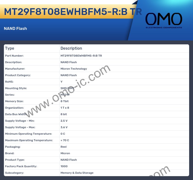 MT29F8T08EWHBFM5-R:B TR