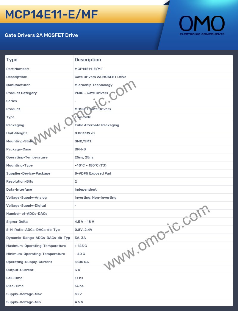 MCP14E11-E/MF