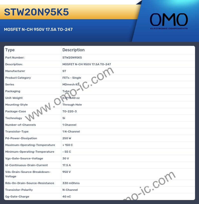 STW20N95K5
