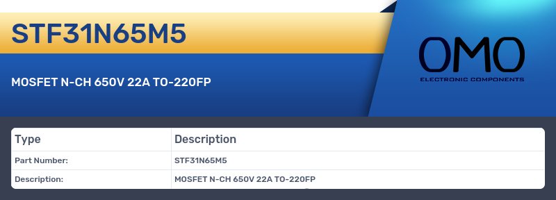 STF31N65M5
