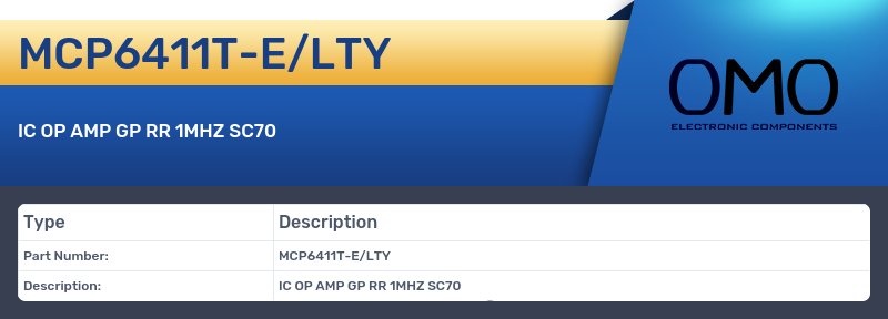 MCP6411T-E/LTY