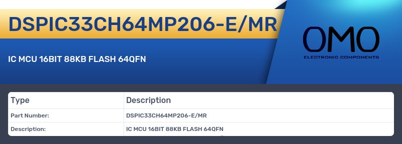 DSPIC33CH64MP206-E/MR