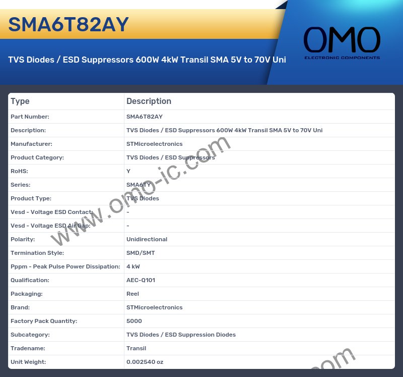 SMA6T82AY