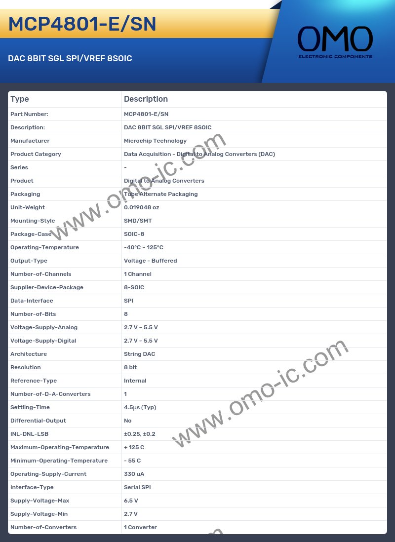 MCP4801-E/SN