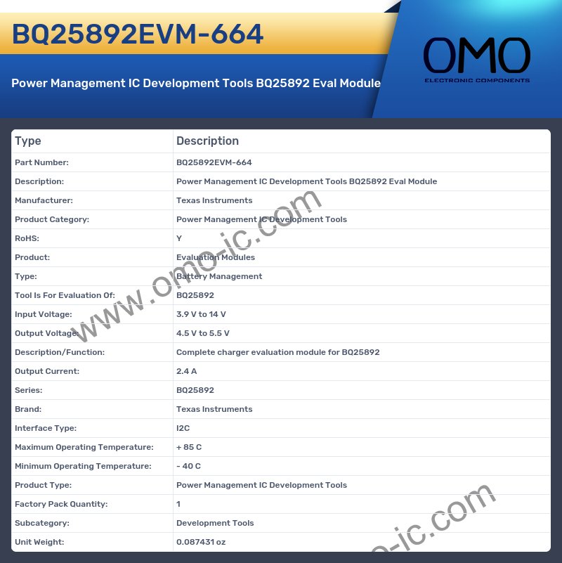 BQ25892EVM-664