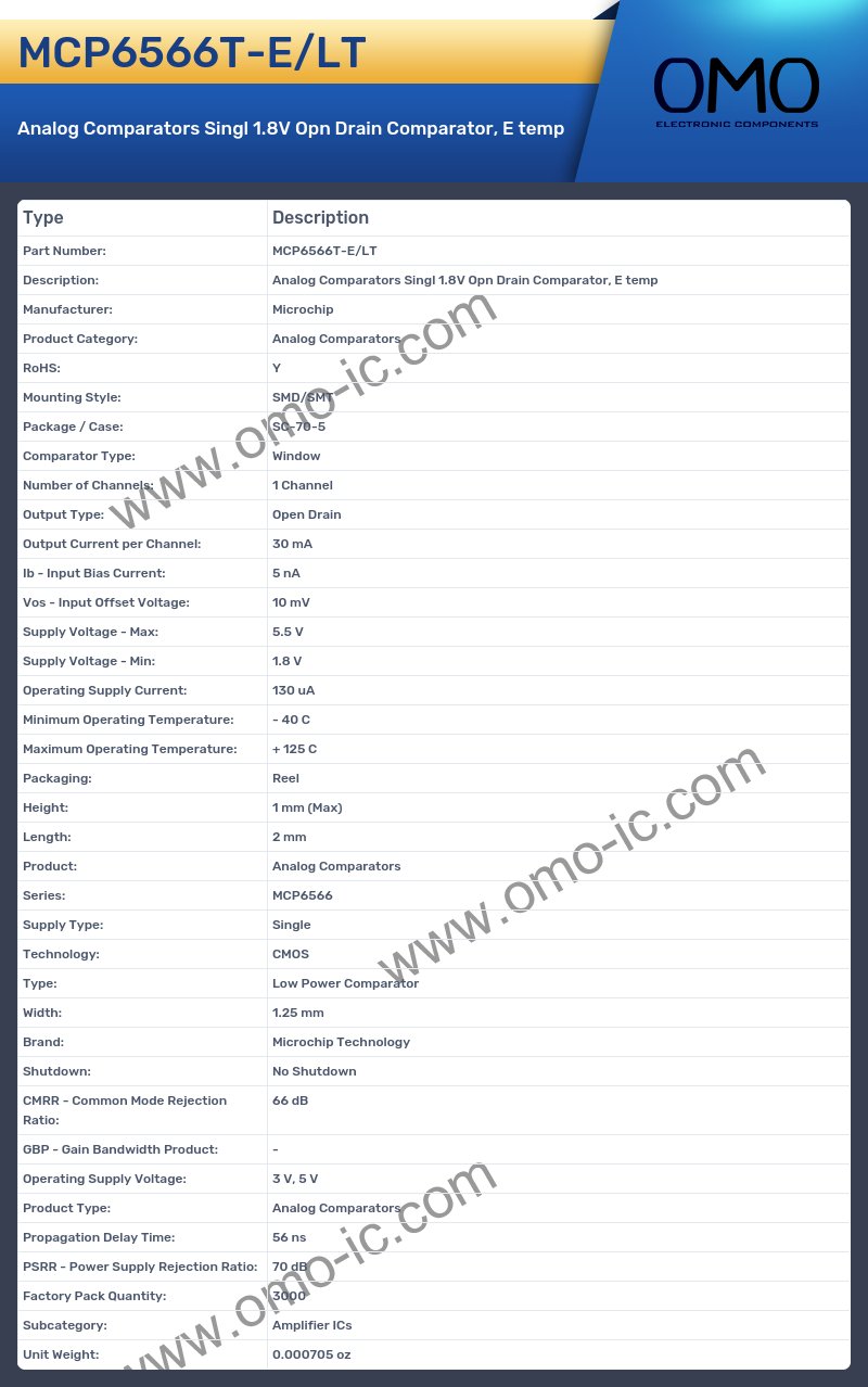 MCP6566T-E/LT