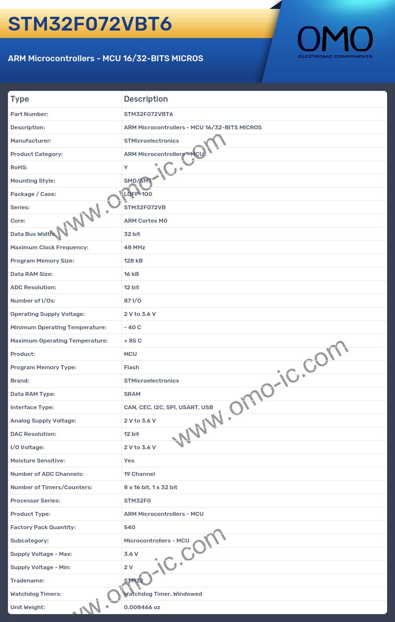 STM32F072VBT6