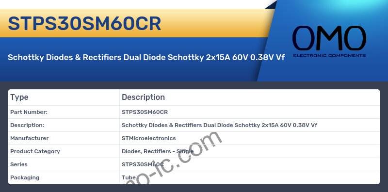 STPS30SM60CR