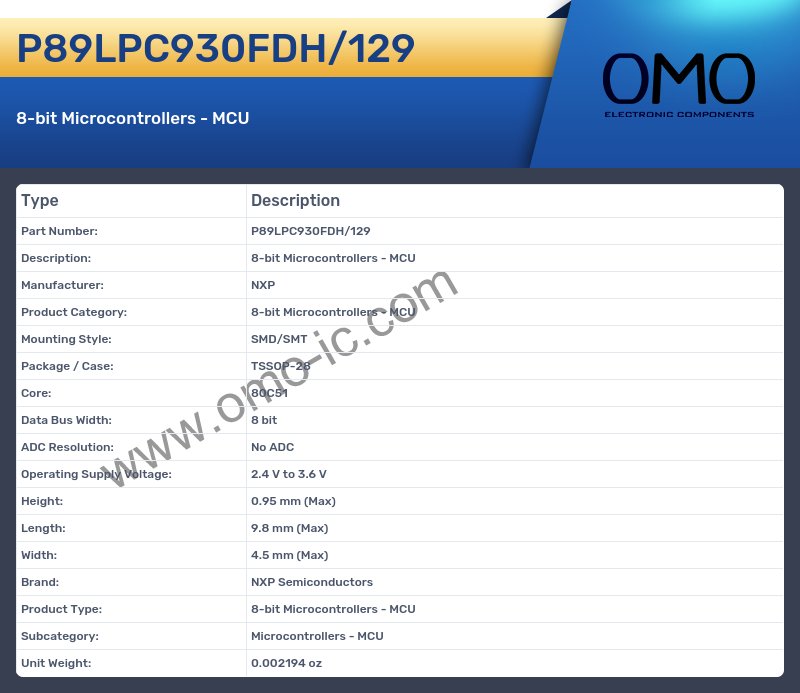 P89LPC930FDH/129