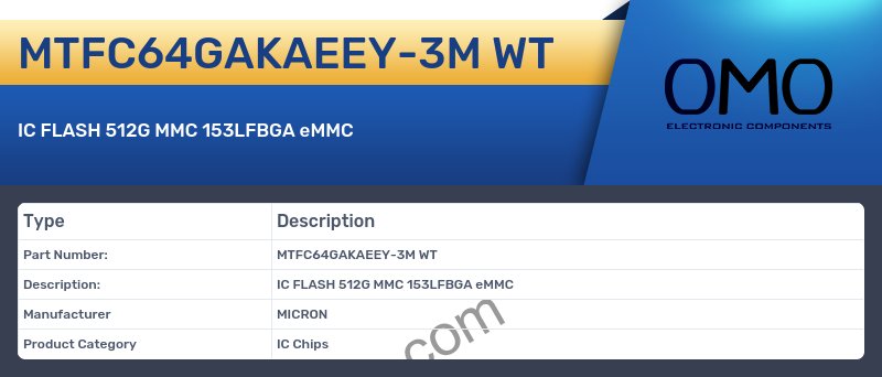MTFC64GAKAEEY-3M WT