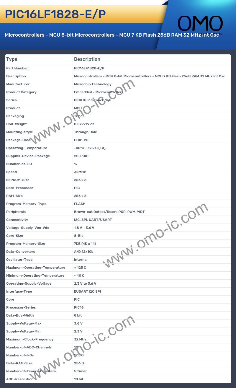 PIC16LF1828-E/P