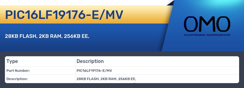 PIC16LF19176-E/MV