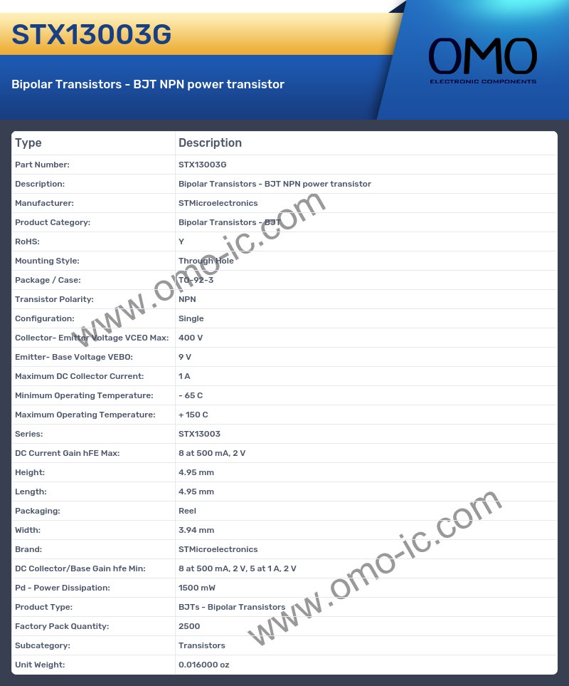 STX13003G