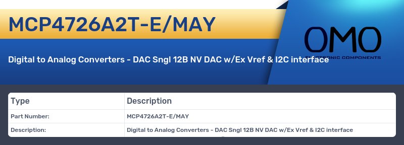 MCP4726A2T-E/MAY
