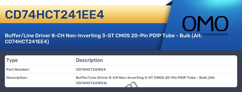CD74HCT241EE4