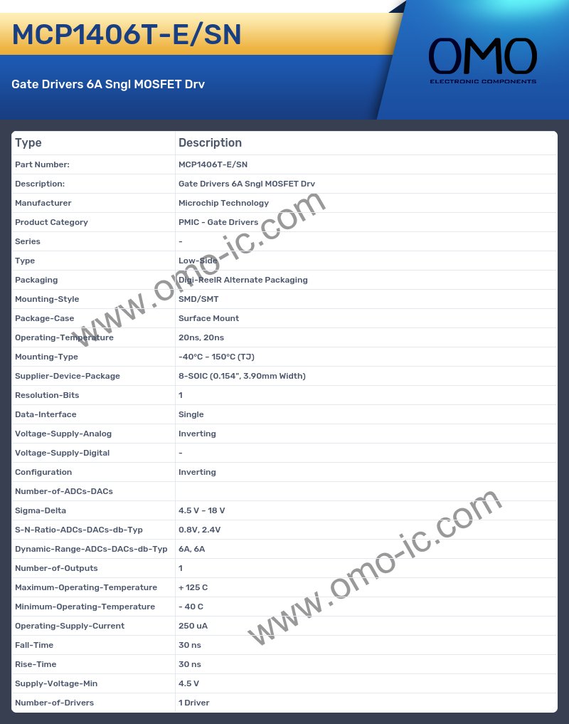 MCP1406T-E/SN