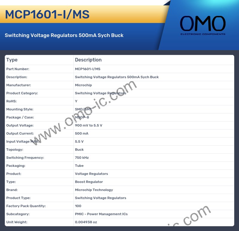 MCP1601-I/MS