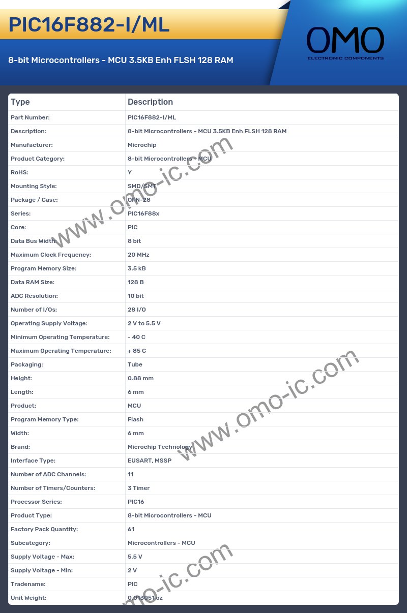 PIC16F882-I/ML
