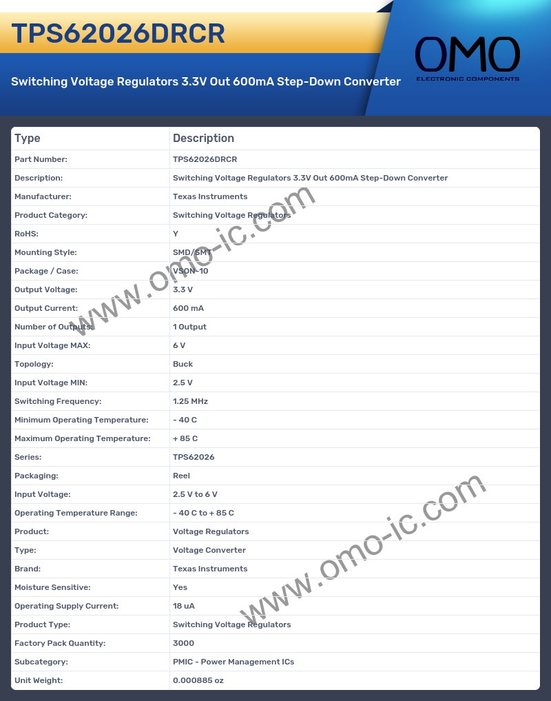 TPS62026DRCR
