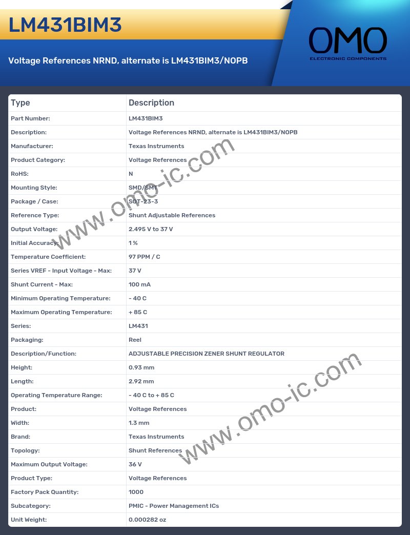 LM431BIM3