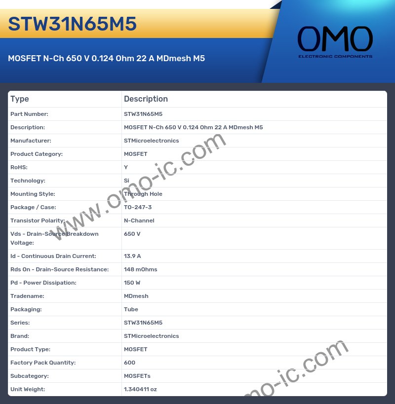 STW31N65M5