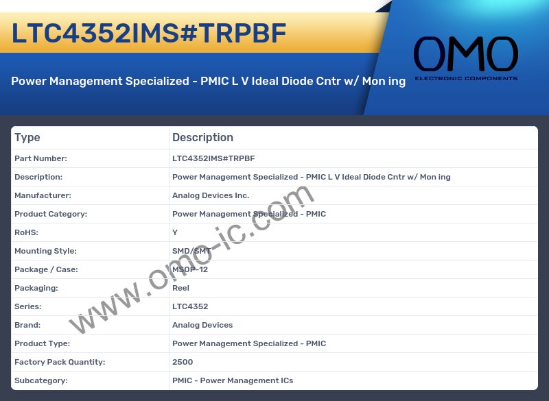 LTC4352IMS#TRPBF