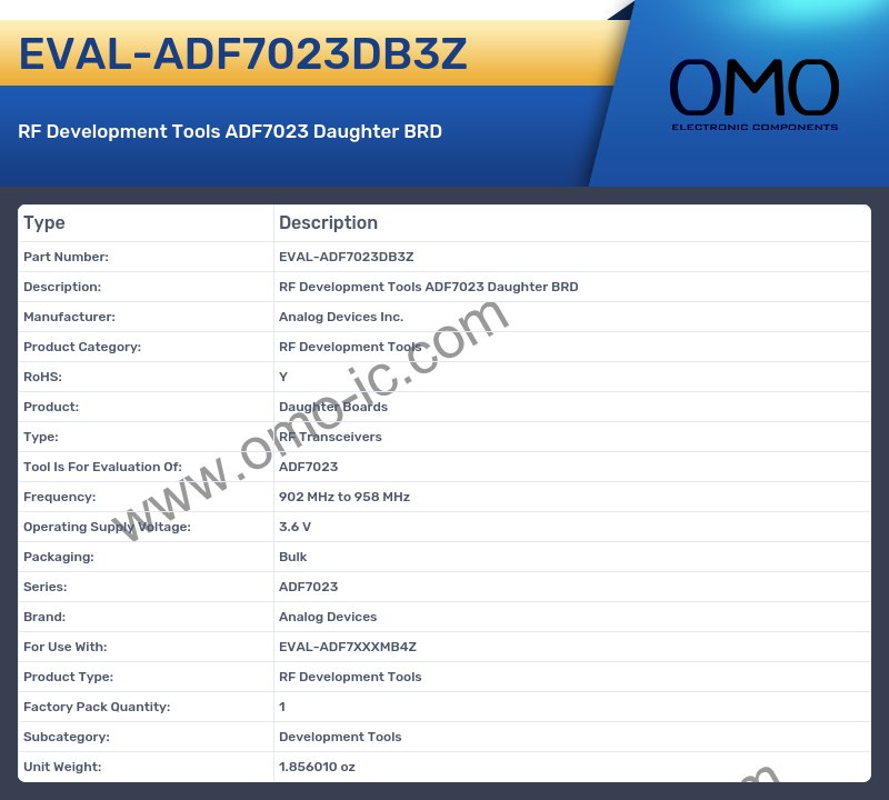 EVAL-ADF7023DB3Z