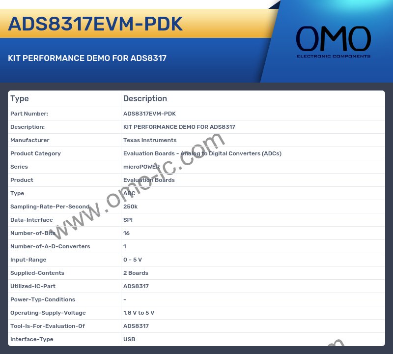 ADS8317EVM-PDK