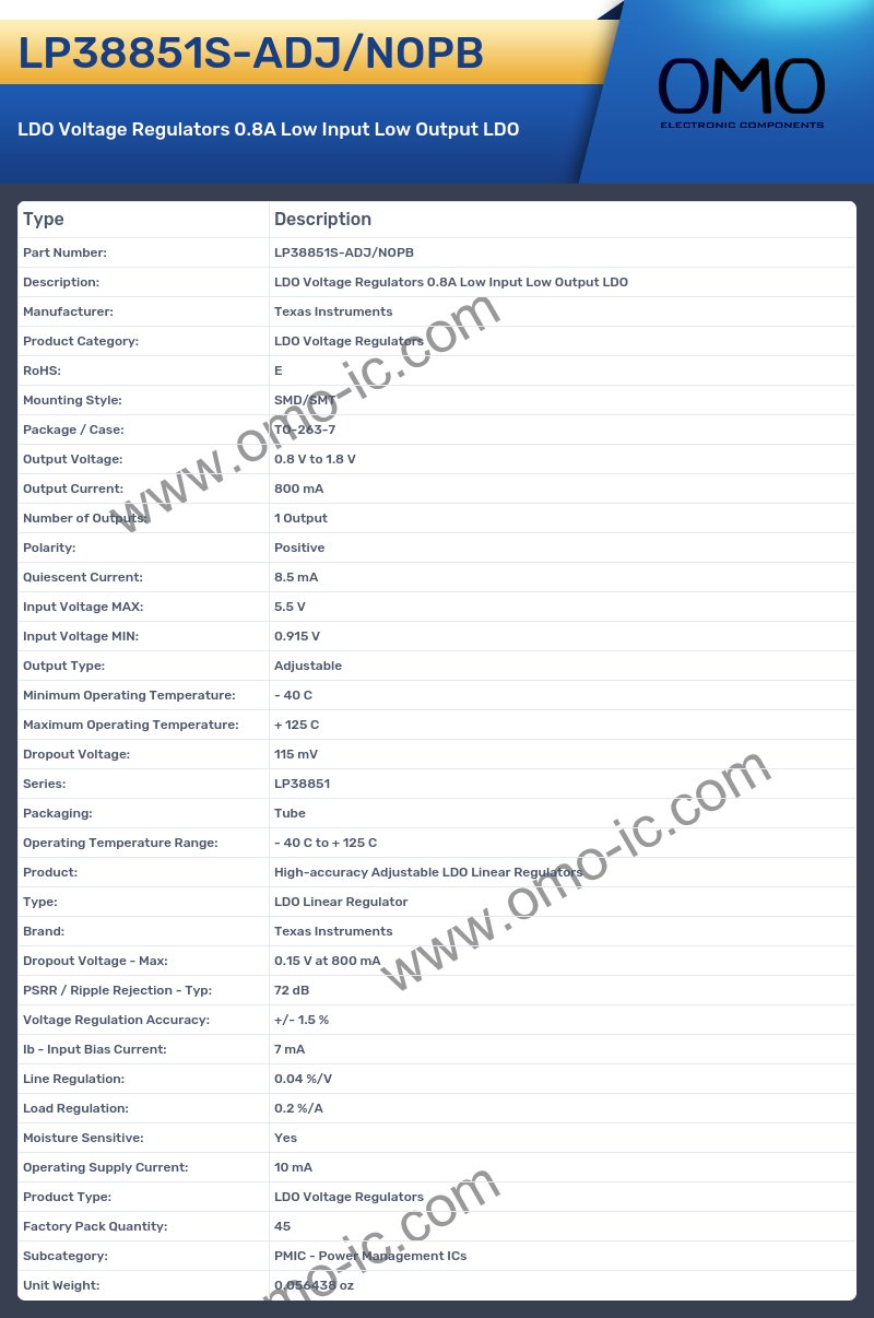 LP38851S-ADJ/NOPB