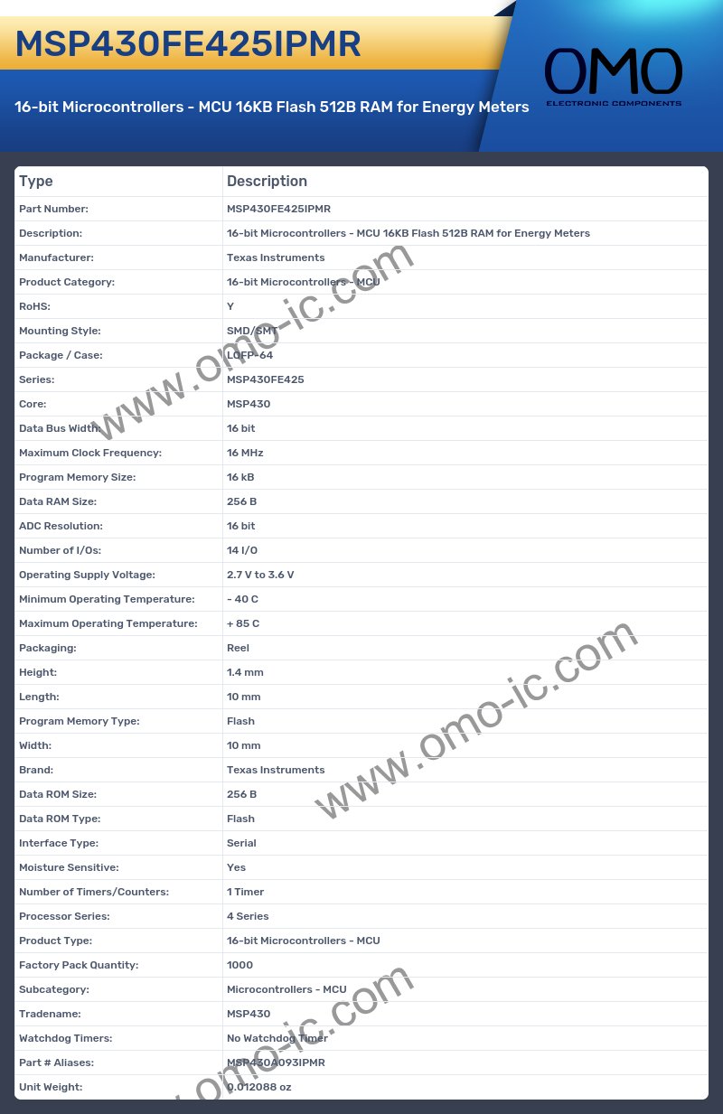 MSP430FE425IPMR