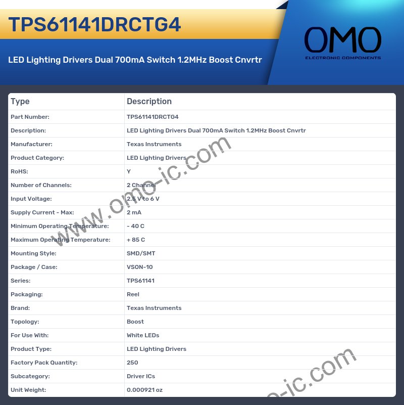 TPS61141DRCTG4