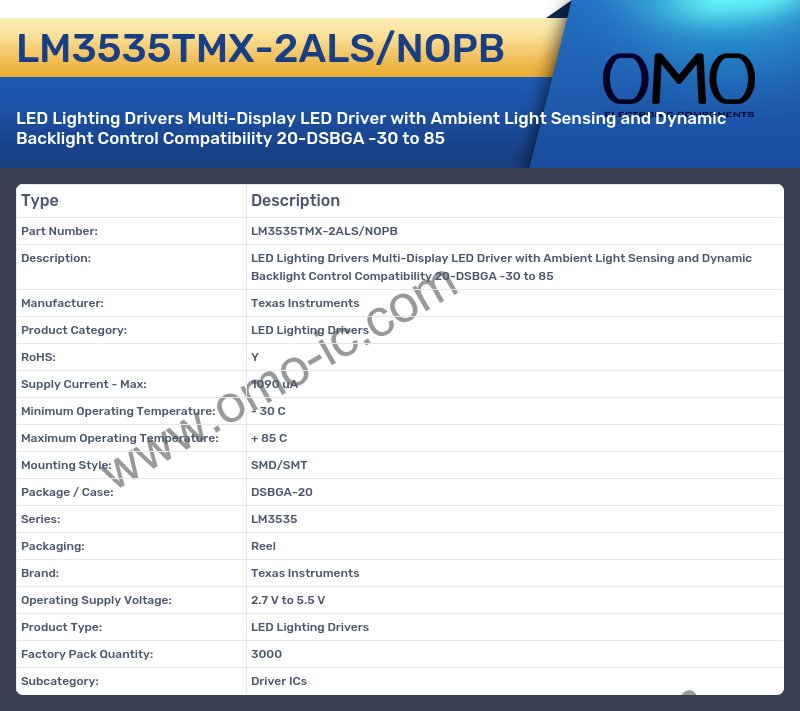 LM3535TMX-2ALS/NOPB