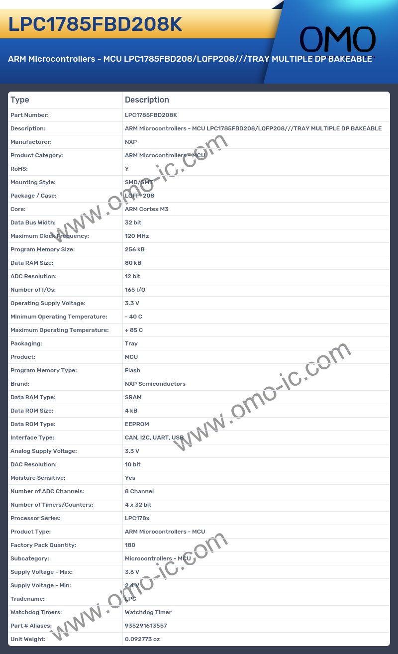 LPC1785FBD208K